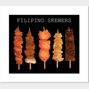 Filipino Skewers Posters and Art